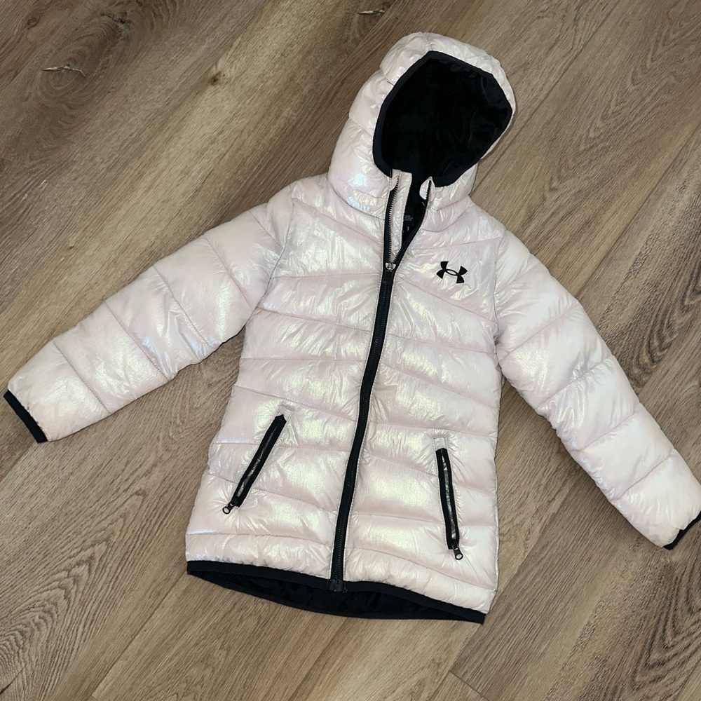 Under Armour Shiny White Puffer Jacket